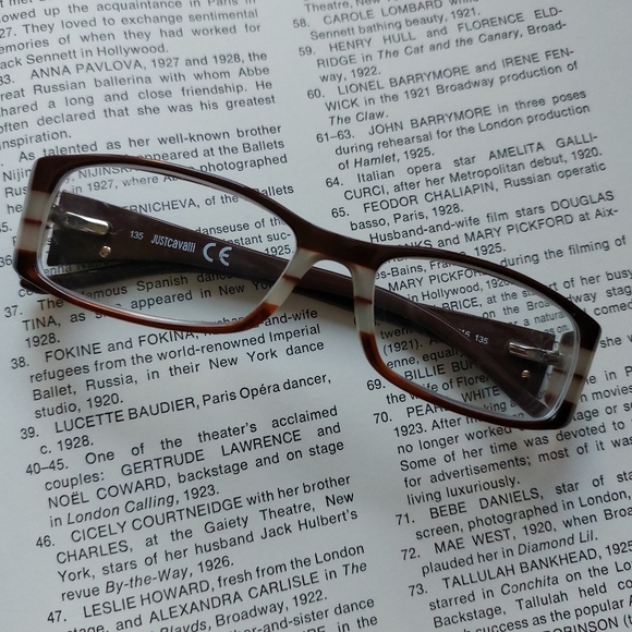 Frame Glasses Brown by JUST CAVALLI JC126 Authentic - Picture 3 of 12